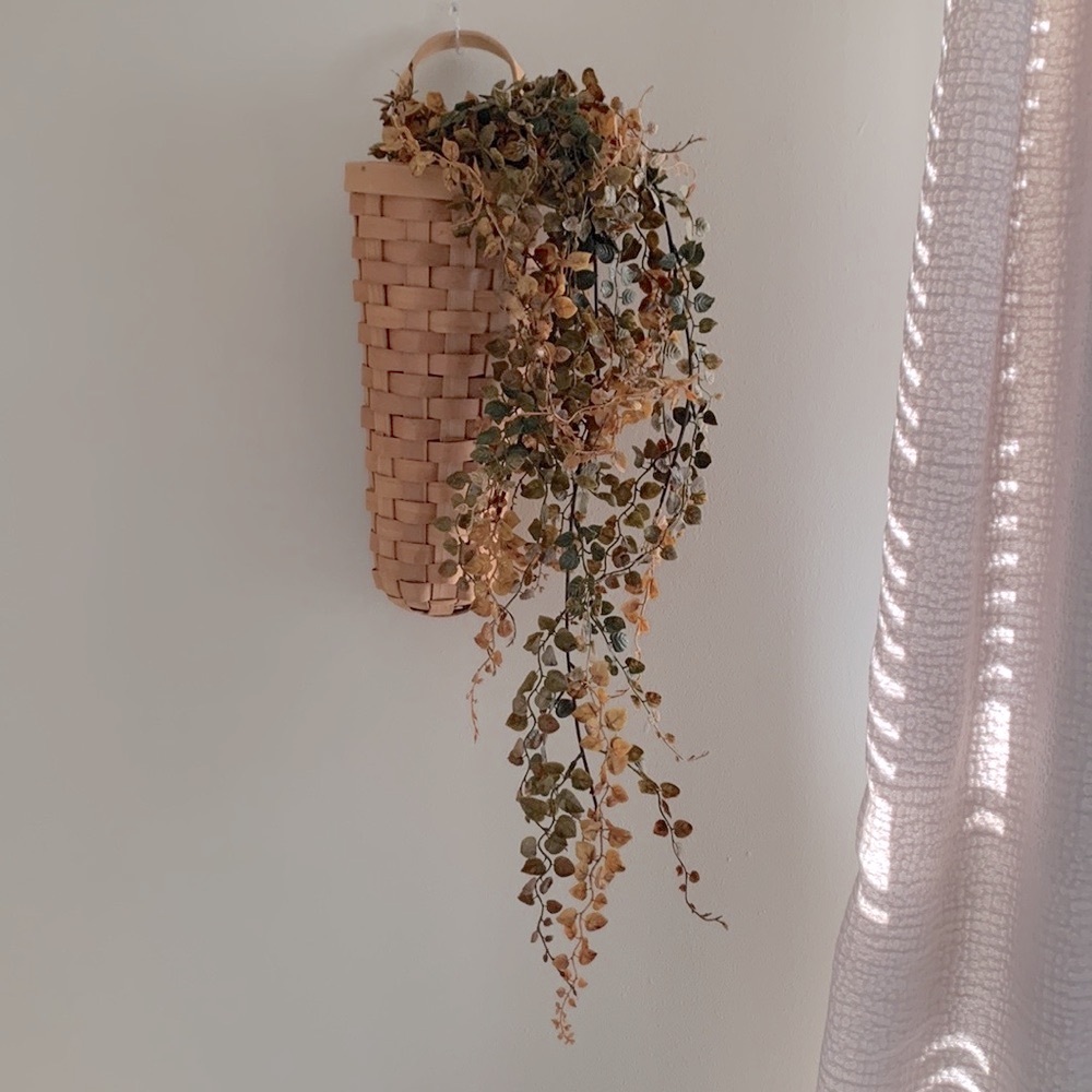 Rocky Mt. Baskets Tall Skinny wall Hanging Basket